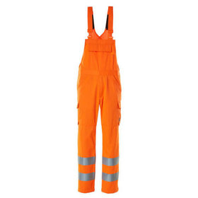 MASCOT® - Latzhose SAFE LIGHT, hi-vis Orange, Größe 76C62