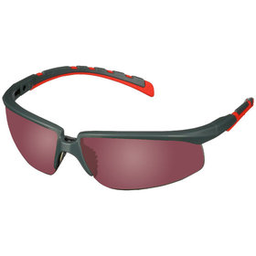 3M™ - Solus™ 2000 Schutzbrille, S2024AS-RED, grau/rote Bügel, rot verspiegelte Antikratz-Scheibe, 20 pro Packung