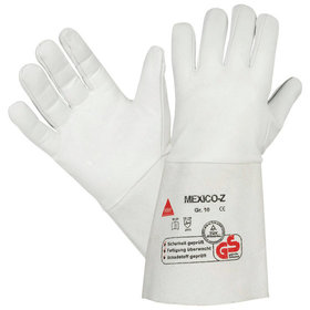 Hase Safety Gloves - Sicherheitshandschuh Mexico-Z-long, Kat. II, grau, Größe 10