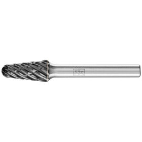 PFERD - Hartmetall Hochleistungsfrässtift STEEL Rundbogen KEL Ø 10x20mm Schaft-Ø 6 mm HICOAT für Stahl