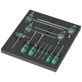 Wera® - 9713 Schaumstoffeinlage Hex Schraubendreher Set 1, 12-teilig