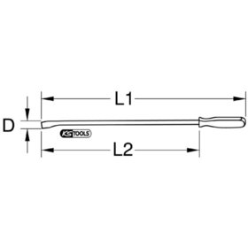 KSTOOLS® - Hebeleisen, 11x115mm