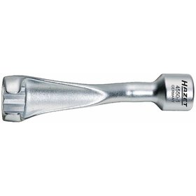 HAZET - Einspritzleitungs-Schlüssel 4550-1, 1/2" Vierkant, Doppel-Sechskant 17mm