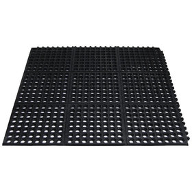 miltex - Bodenbelag YOGA Allround schwarz 90x90cm