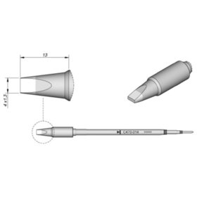 JBC - Lötspitze Serie C470, Meißelform, C470014/4,0 x 1,3mm, meißelförmig