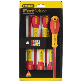 STANLEY® - Schraubendreher-Set FatMax 6-teilig, Schlitz/PH VDE