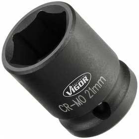 VIGOR® - Kraft Steckschlüssel Einsatz 6-kant V5550S-14 Antrieb 1/2", SW14