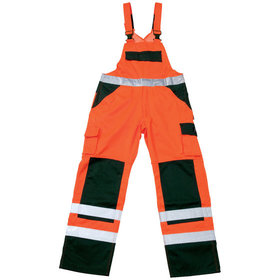 MASCOT® - Warnschutz-Latzhose Barras 07169-860, warnorange/grün, Größe C52, 90