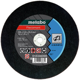 metabo® - Flexiamant 355x3,0x25,4 Stahl, Trennscheibe, Form 41 (616346000)