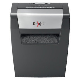 Rexel® - Aktenvernichter Momentum X406, 325x343x229mm, schwarz-silber, 15l,