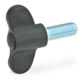 Ganter Norm® - 639-32-M4-16 Flügelschrauben, Kleine Bauform, Kunststoff