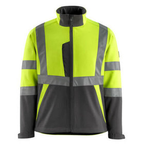 MASCOT® - Kiama Soft Shell Jacke SAFE LIGHT, hi-vis Gelb/Dunkelanthrazit, Größe M