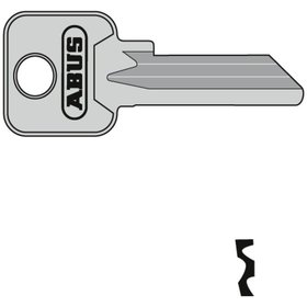 ABUS - Schlüsselrohling, 85/30, eckig, Messing neusilber
