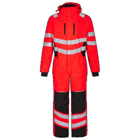 Engel - Safety Winteroverall 4946-930, Warnrot/Schwarz, Größe 4XL