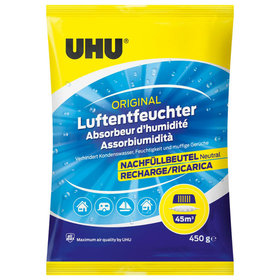 UHU® - Air Max Luftentfeuchter, Nachfüllbeutel, Inhalt 450 g