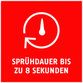 ABUS - Abwehrspray SDS80 inkl. Tasche,Reichweite 5 Meter, Sprühzeit 8 Sekunden