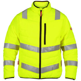 Engel - Safety EN ISO 20471 Steppjacke 1155-187, Warngelb, Größe 4XL