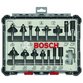 Bosch - 15-teiliges Fräser-Set, 8-mm-Schaft. Für Handfräsen (2607017472)