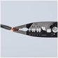 KNIPEX® - WireStripper Multifunktions-Elektrikerzange amerikanisches Modell schwarz atramentiert, mit Mehrkomponenten-Hüllen 200 mm 13728