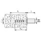 fischer - Betonschraube mit Stufeninnengewinde FBS 6x35 M8/M10I