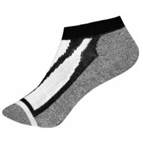 James & Nicholson - Sneakersocken Cooldry®, schwarz, Größe 42-44