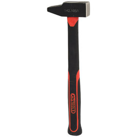 KSTOOLS® - Schlosserhammer, Fiberglasstiel, französische Form, 400g