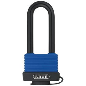 ABUS - AV-Vorhangschloss, Aqua Safe 70IB/45HB63, Messing massiv blau