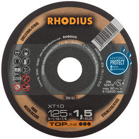 RHODIUS - Trennscheibe XT10 125x1,5mm gerade