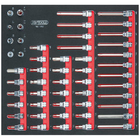 KSTOOLS® - SCS CHROMEplus 3/8" Steckschlüssel-Satz, 52-teilig in 2/3 Systemeinlage