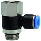 RIEGLER® - L-Steckverschraubung »Blaue Serie« drehbar, G 1/2" I/A, max.15, Ø 6mm