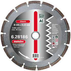 metabo® - Diamant-Trennscheibe, 115 x 2,15 x 22,23 mm, "classic", "AC", Abrasiv (628182000)