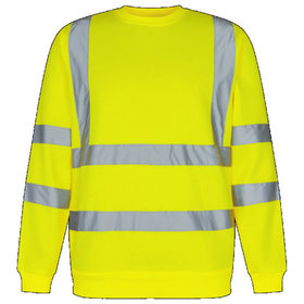 Engel - Safety Sweatshirt 8041-253, Warngelb, Größe XL