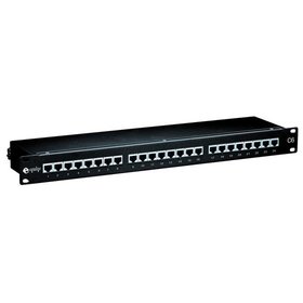 equip - Patchpanel 24Ports 1HE Cat6 Schirm RAL7035 geschirmt