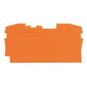WAGO® - Abschluss-/Zwischenplatte Serie 2006 rastbar orange