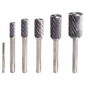 KSTOOLS® - HM Zylinder-Frässtift Form A mit Stirnverzahnung, 3mm