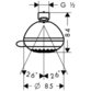 hansgrohe - Kopfbrause Crometta 85 Vario