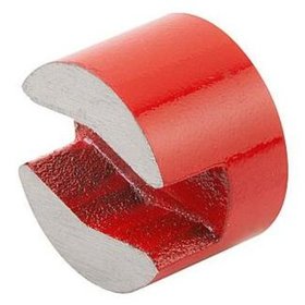 KIPP - MAGNET KNOPFMAGNET ALNICO, ROT, RUND, D1=4,5, D=13