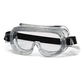 uvex - Schutzbrille 9305 CA farblos AF transparent schw. Gummikb.