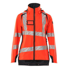 MASCOT® - Hard Shell Jacke ACCELERATE SAFE, hi-vis Rot/Schwarzblau, Größe S