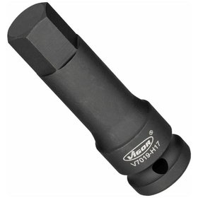 VIGOR® - Schlagschrauber Schraubendreher-Einsatz ∙ V7019-H17 ∙ Vierkant 12,5mm (1/2") ∙ Innen Sechskant Profil ∙ 17mm