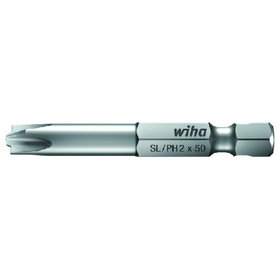 Wiha® - Bit PlusMinus Phillips® 7049XH DIN ISO 1173 E 6,3 1/4" SL/PH2x50mm