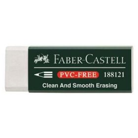 Faber-Castell - Radierer Vinyl Eraser 7081 N 188121 Kunststoff weiß