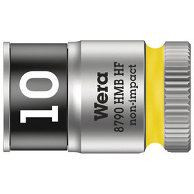 Wera® - Stecks. 8790 HMB HF 6kt. inn. Haltef. Farbcodierung 10mm / 3/8" SW10x29mm