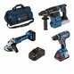 Bosch - Combo Kit 3-tlg. 18V: GSR + GWS + GBH + 2 x ProCORE18V + GAL + Werkzeugtasche (0615990M3C)