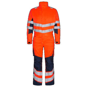 Engel - Safety Light Overall 4545-319, Warnorange/Blue ink, Größe S