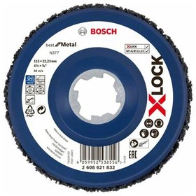 Bosch - X-LOCK Reinigungsscheibe N377 Metall, 115 mm, 22,23mm