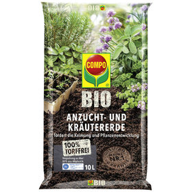 COMPO-SANA - BIO Anzucht- und Kräutererde 10 L