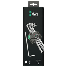 Wera® - Winkelschlüssel-Satz 950/9 PKL Hex-plus®/Kugelkopf, 9-teilig 1,5-10mm