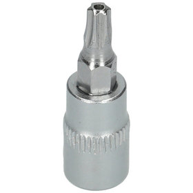 Brilliant Tools - 1/4" Torx-Bit-Stecknuss, mit Stirnlochbohrung, TB25