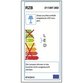 RZB - LED-Anbauleuchte 7,5W FlatBasic 4000K ws A++ 410lm mt k.Betriebsger IP44 Ø250mm